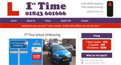 Desktop Screenshot of 1st-time.co.uk